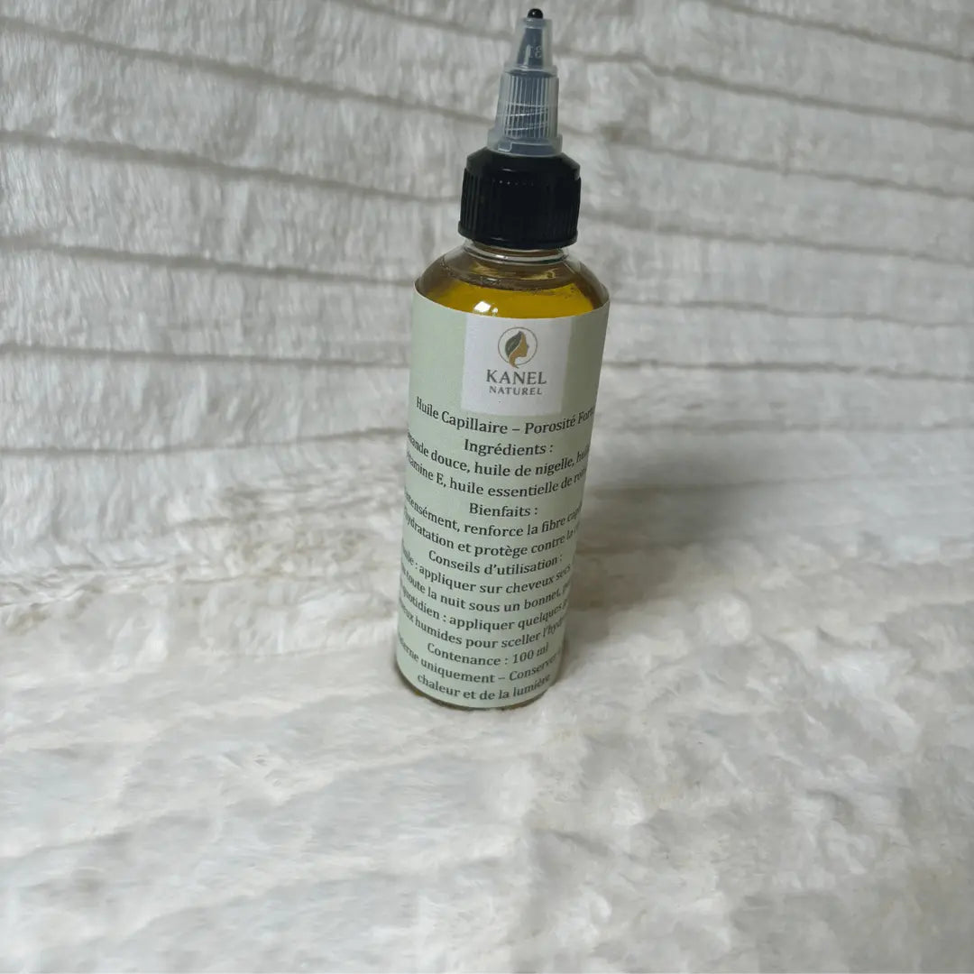 Huile Force et Brillance – Cheveux à Porosité Forte - Kanel Naturel