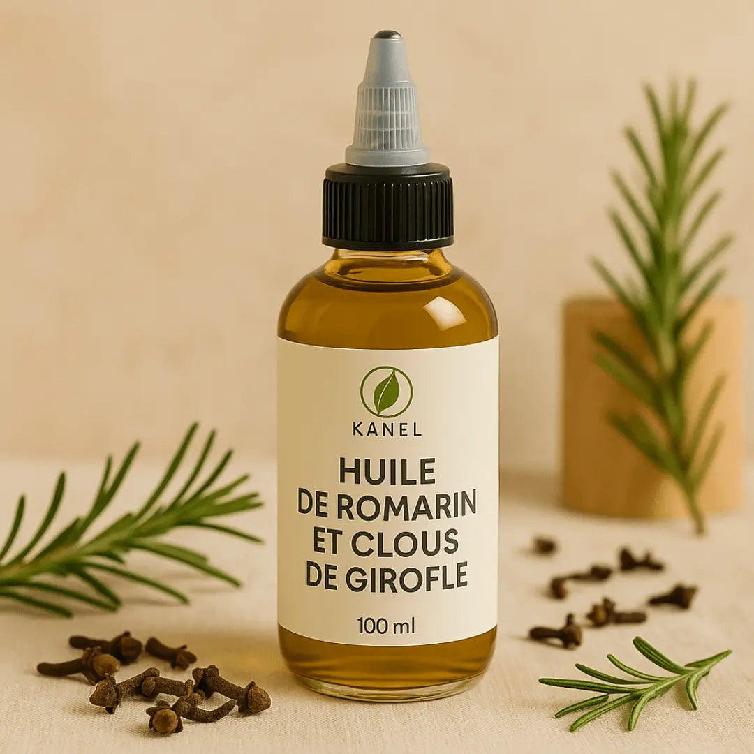 Huile Capillaire Stimulante Romarin et Girofle Kanel Naturel