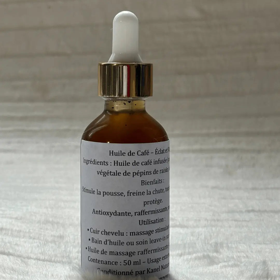 Huile de Café – Éclat et  Vitalité - Kanel Naturel